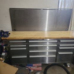 Trinity Pro Tool Box With Peg Board Back. 