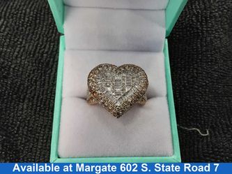 Women's Ring - Rose Gold 10k (.417) 7.5 grams Size 8.5