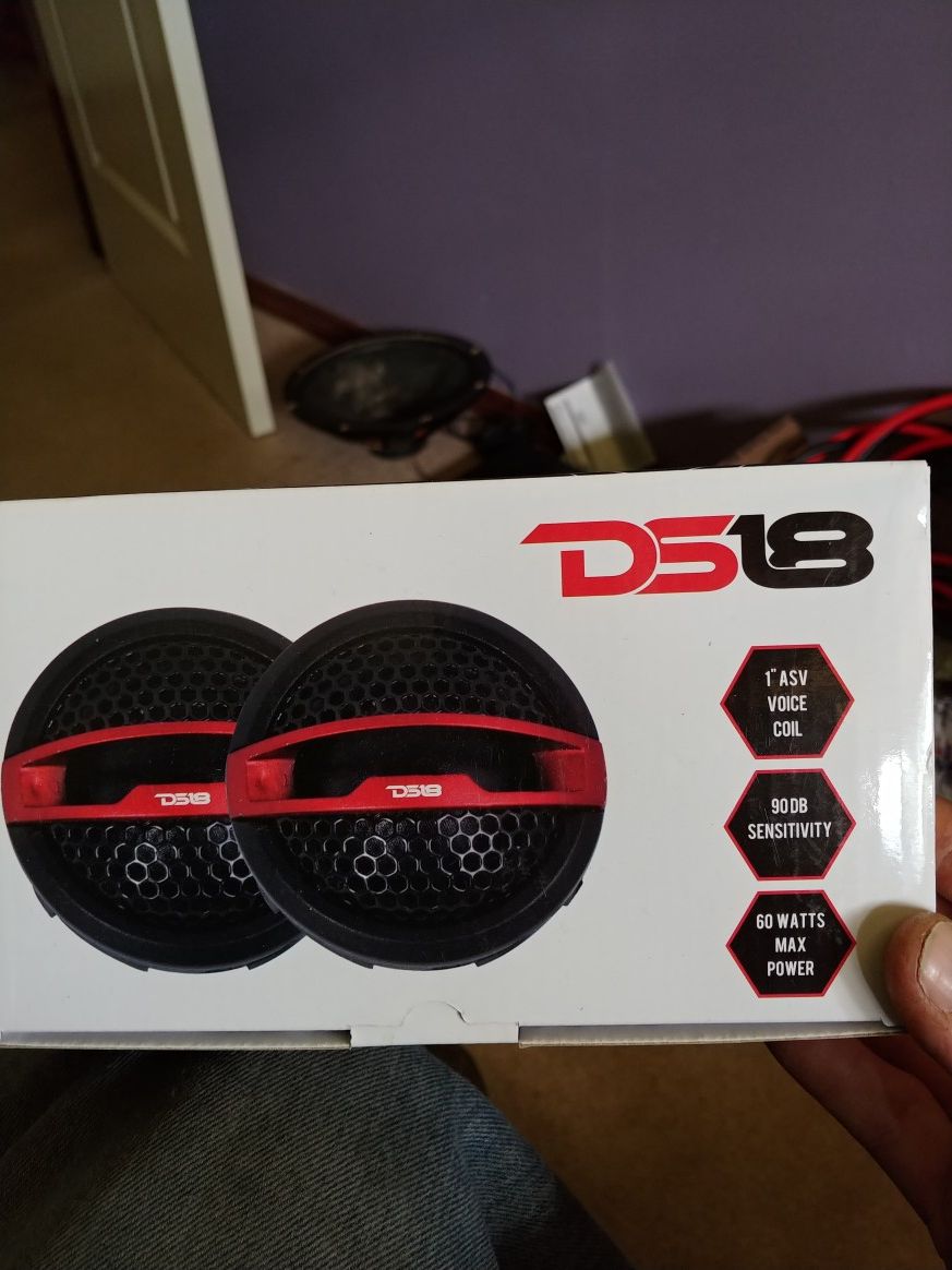 DS18 1" Inch Silk Dome Micro Tweeters