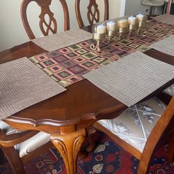 Cherry Wood Dining Table (comes with a china if you want it)