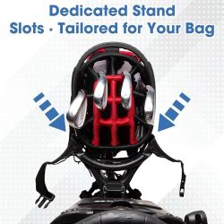 15-Way Quiet Top Golf Cart Bag