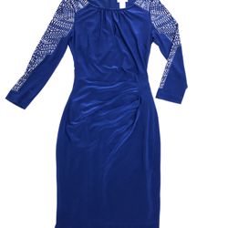 Cache Dress Royal Blue