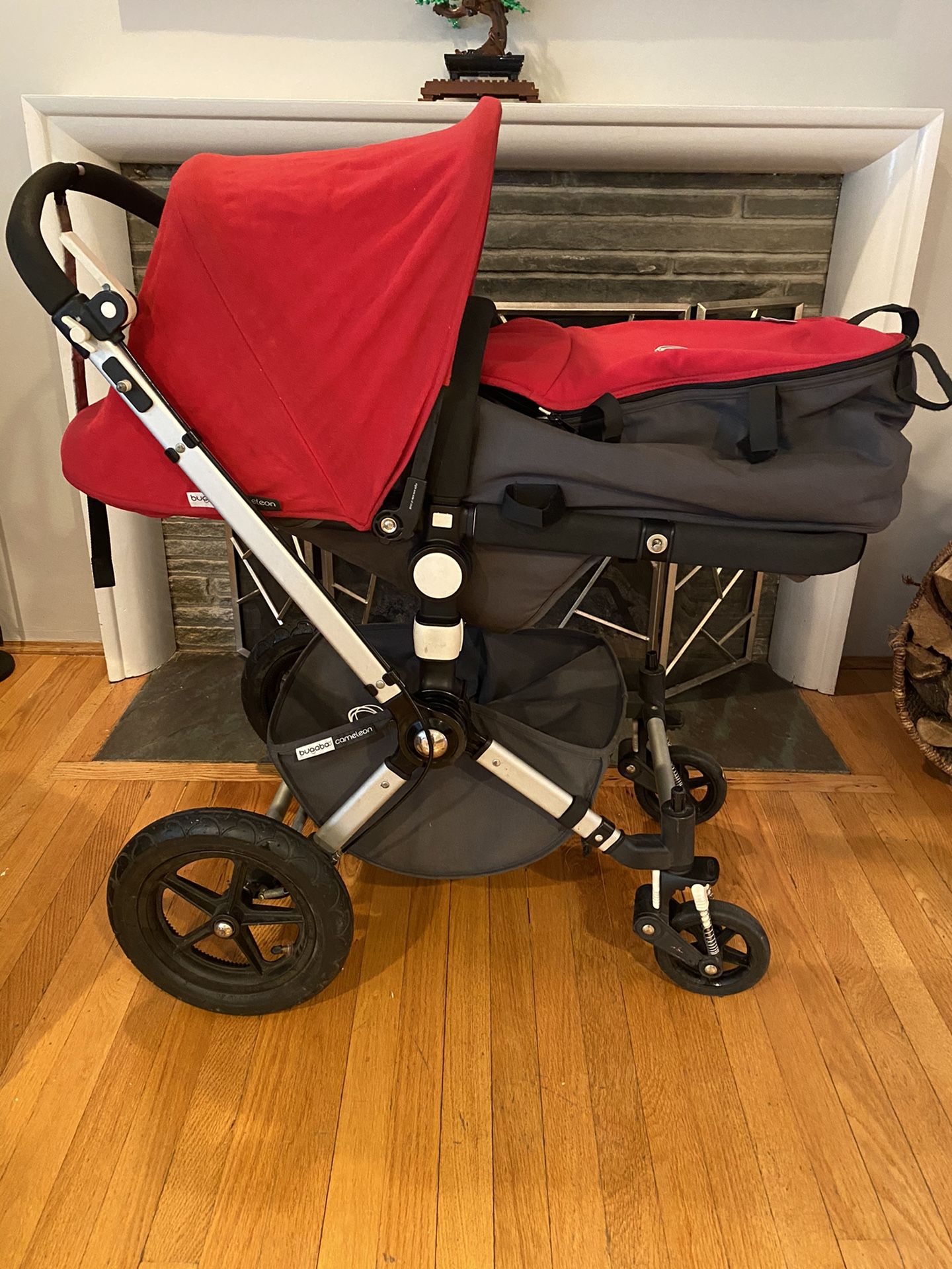 Bugaboo Cameleon Stroller With Baby Crib And All  Accessories And Parts 