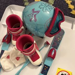 American Girl Doll Ski Set