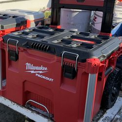 Milwaukee  Packout  22 In Rolling Modular Tool Box Low Profile Handle 