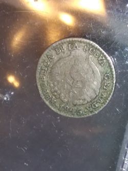 1846 1/2 real colombia