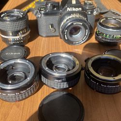 VINTAGE NIKON EM 35mm FILM CAMERA 