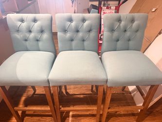 Teal bar stool