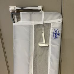 Regalo Extra Long Swing Down Bed Safety Rail for Kids and Toddlers, Steel Frame, White