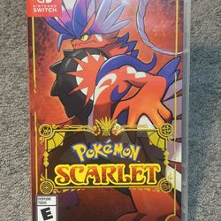 Nintendo Switch Pokemon Scarlet 