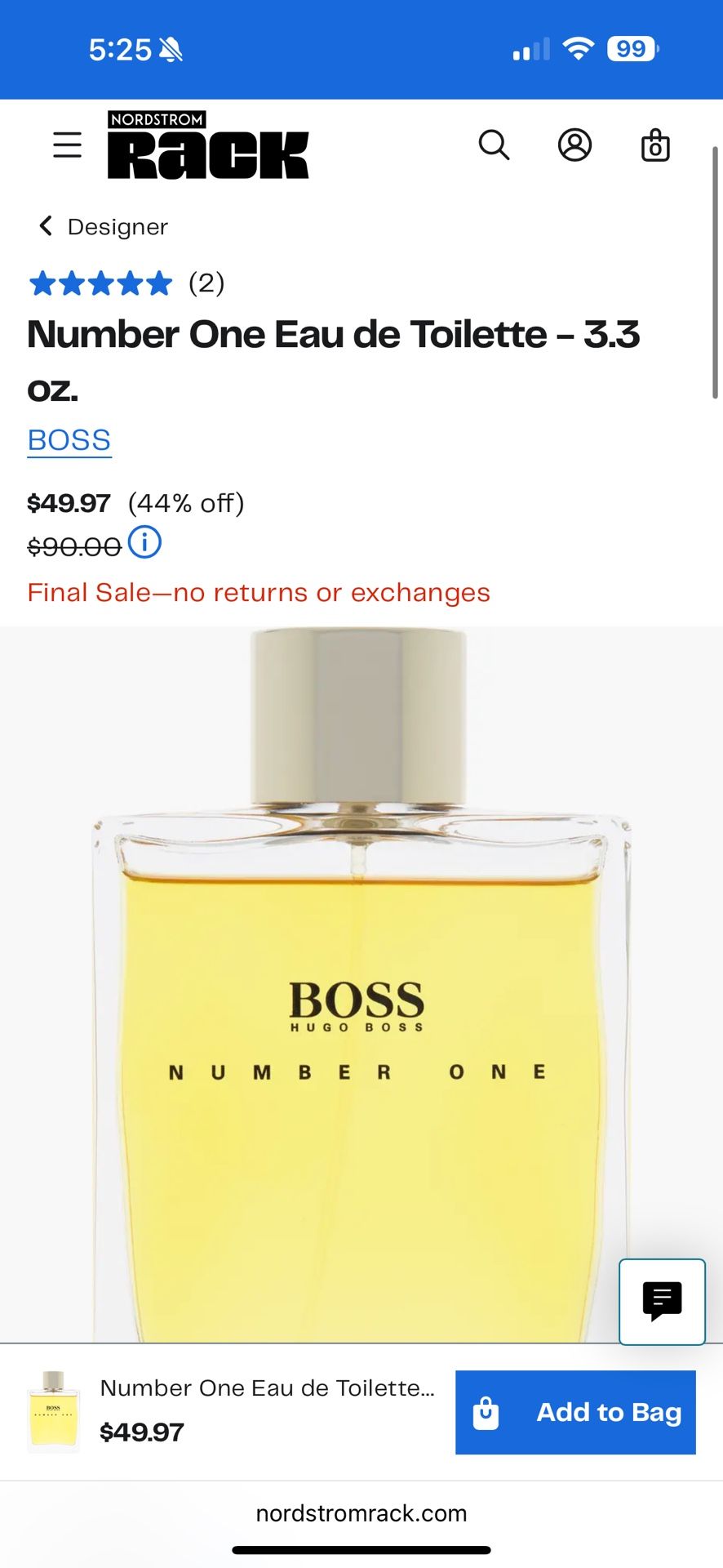 HUGO BOSS. BOSS NUMBER ONE
