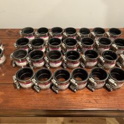 Fernco 1-1/2” No Hub Coupling  Neoprene Shielded P3000-150 | 30 Pcs