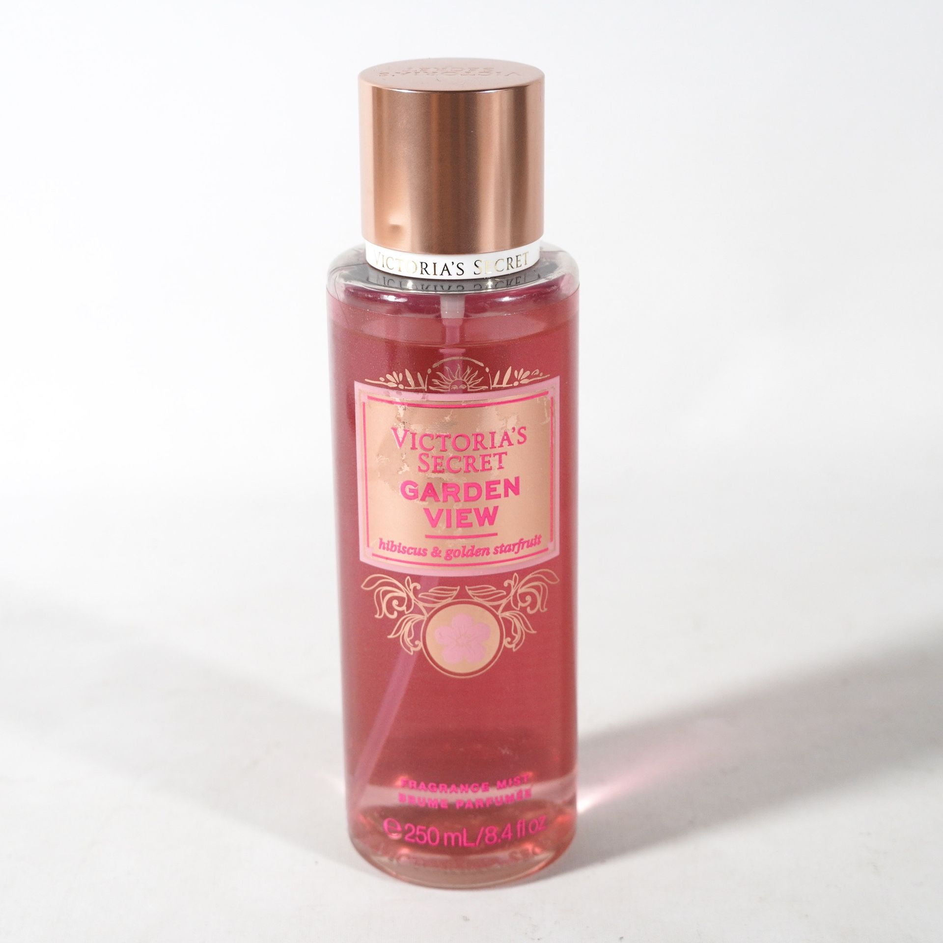 8.4oz Victoria's Secret Garden View Hibiscus Fragrance Mist Perfume USED