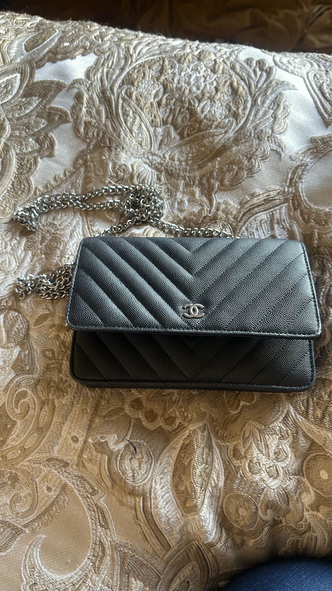 Chanel Bag Purse Clutch Black