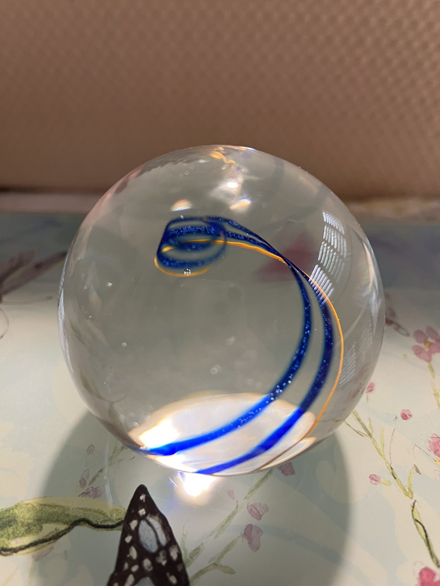 Small Glass Paperweight