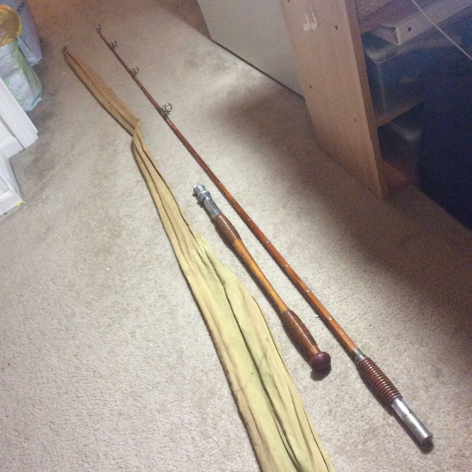 Antique Bamboo Fishing Rods