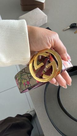 Gucci Flower Belt 
