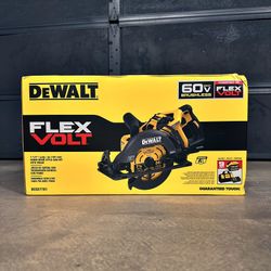DeWalt FLEXVOLT 60V MAX 7-1/4 in. Cordless Worm Drive Style Saw with (1) 9.0Ah Battery & FAST Charger 