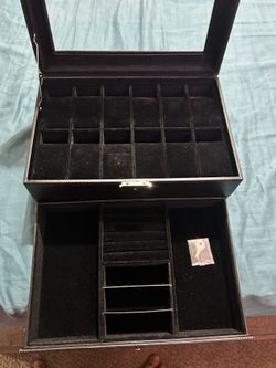Men’s Watch/jewelry Box With Key 