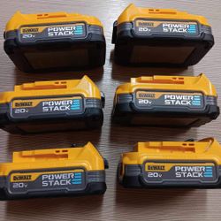 Dewalt New Battery Power Stack $60 Each One - Nievas 