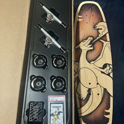 Bear Walker X Pokemon Center Skateboard + Psa 10 Card Of Authenticity 