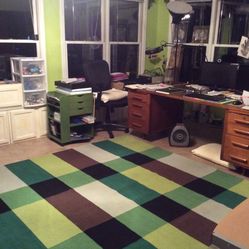 Wool Woven Rug.
