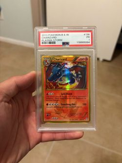 Pokemon Charizard plasma storm PSA 1