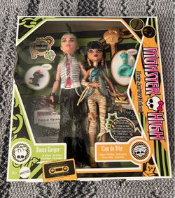Mattel Monster High Cleo De Nile & Deuce Gorgon Boo-riginal Creeproduction 2024 Dolls