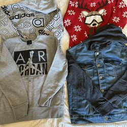 Bundle Boys Sweaters & Jacket- Size 8/10 M