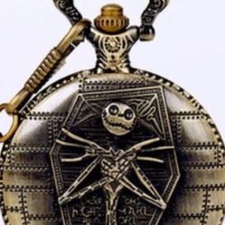 Nightmare Before Christmas Pendant Pocket Watch