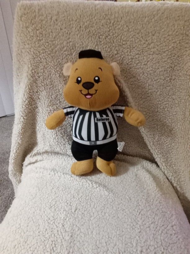 Referee Bear Plushie