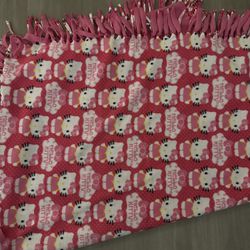 Pink Hello Kitty Blanket 