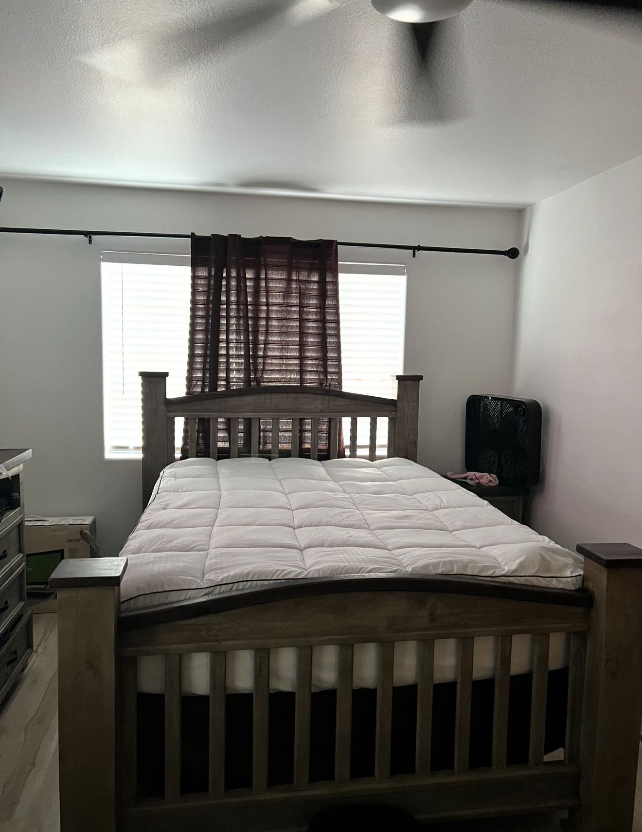 Full Size Bed Set With Mattress And Dressers