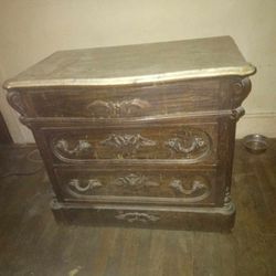 1800s Marble Top Dresser 