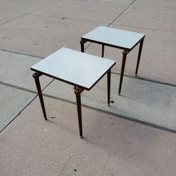 Mid Century modern end tables
