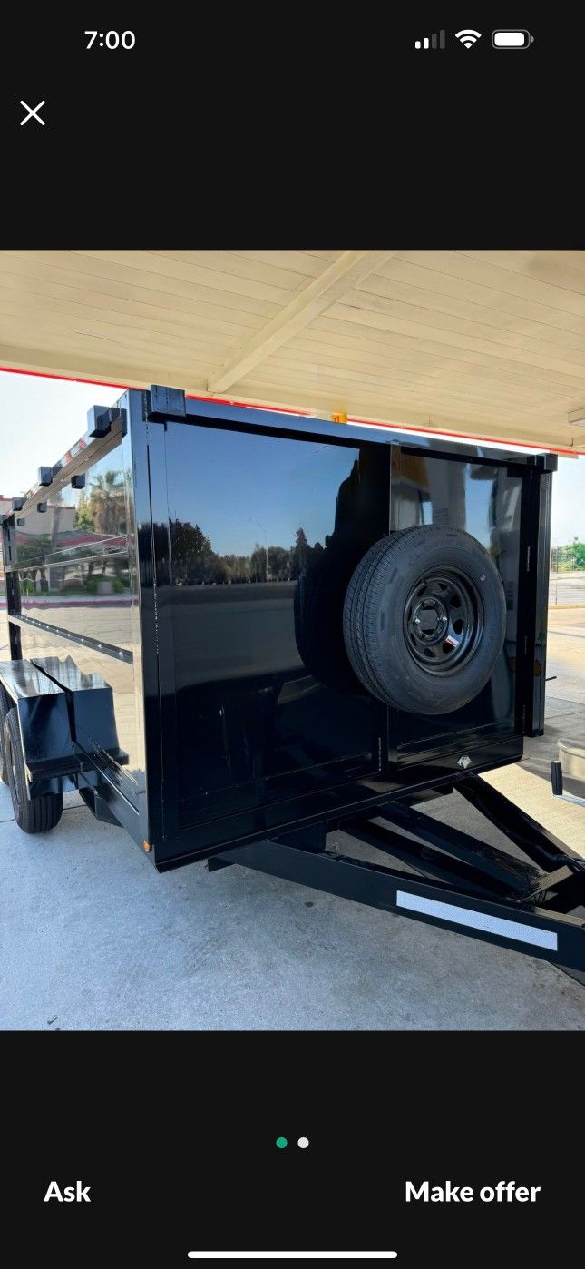 EXCELLENT DUMP TRAILER 8X4X12 2025