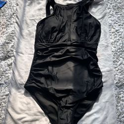 Black One Piece Bathing Suit