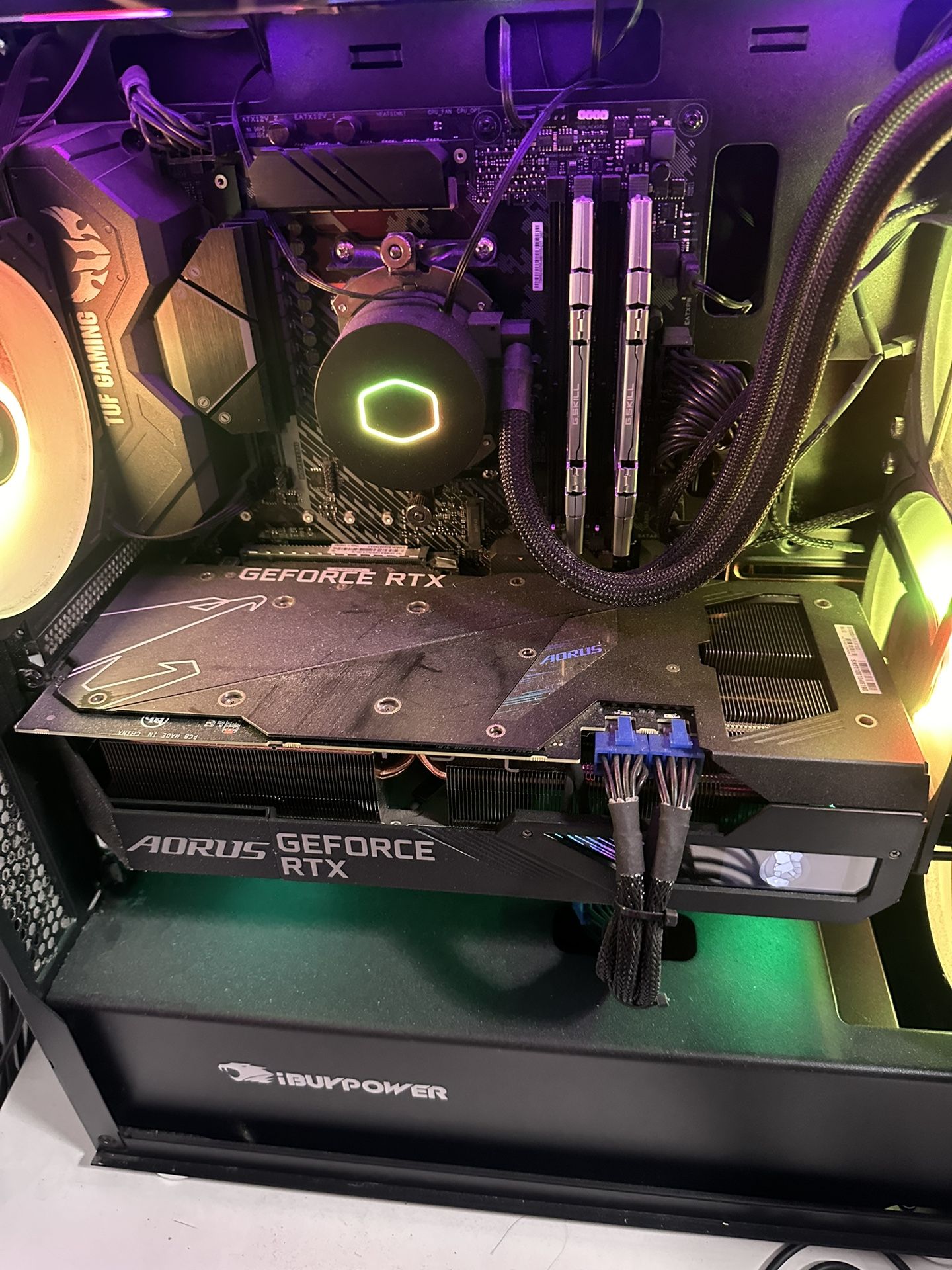 Gigabyte Aorus GeForce RTX 3080 & AMD Ryzen 9 5900X, 32GB Ram, & Asus Tuf Gaming X570-plus Motherboard Bundle