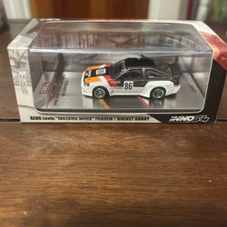 Inno64 1/64 scale Toyota AE86 Levin Inazuma Worx Pandem / Rocket Bunny