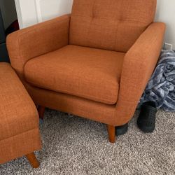Mid Century Style Chair And Autumn 