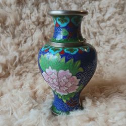 Cloisonne 4 1/8" Vase