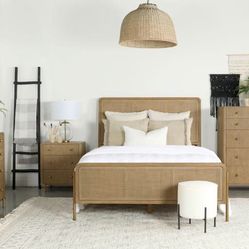 4 Piece Bedroom Set Include Queen Bed, Dresser, Mirror, 1 Nightstand…Optional Chest and sizes can be added