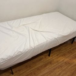 Twin Bed-frame And Mattress