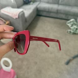 Prada - Red Sunglasses