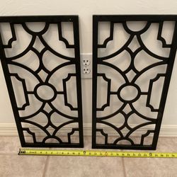 Wall Art  12” X 30” Accent Panels (Set Of 2)