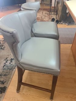 2 kitchen stools chairs