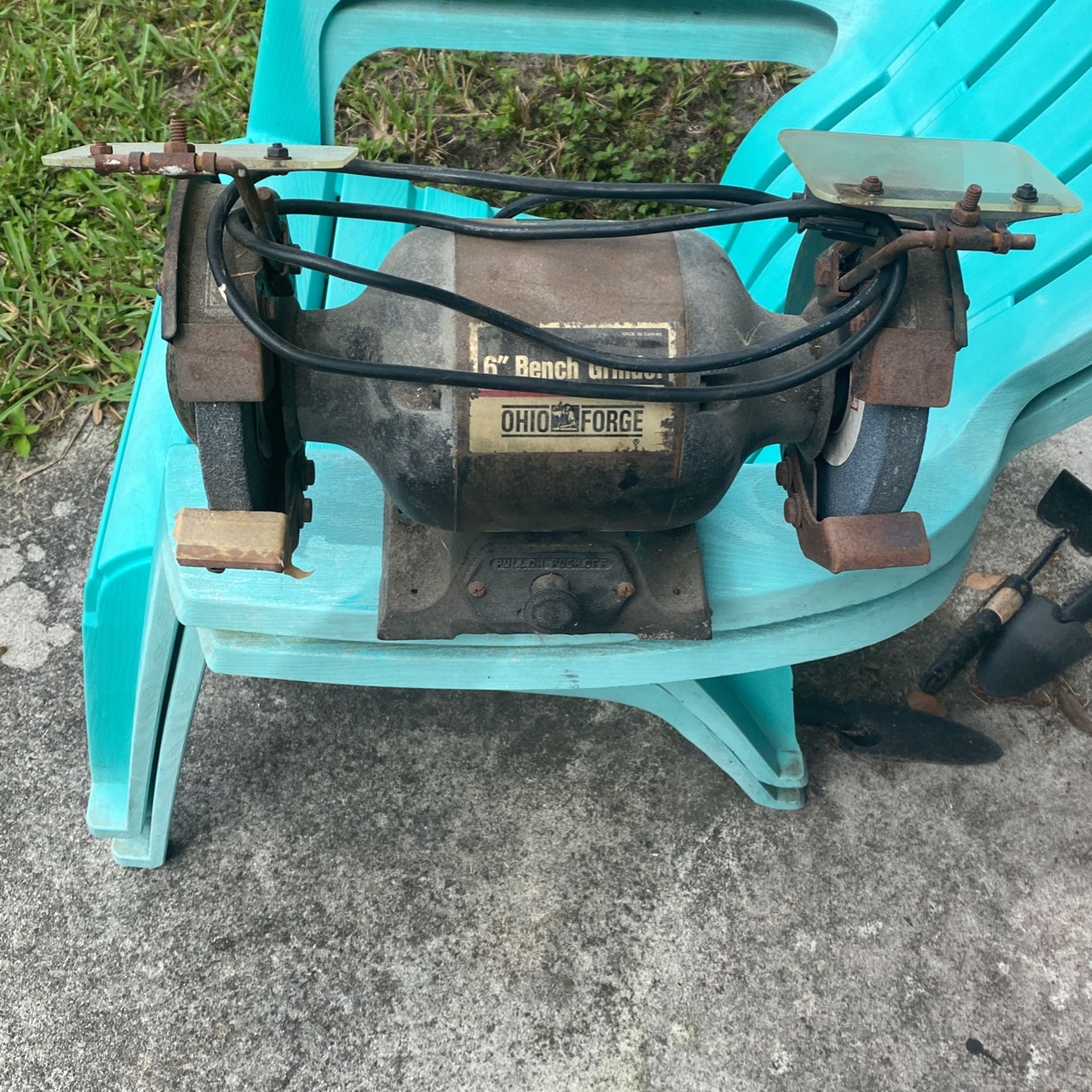 6” Ohio Forge bench grinder $25