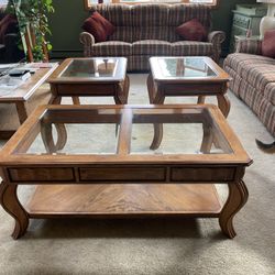 2 End Tables And 1 Coffee Table 