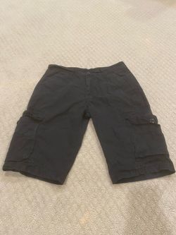 Men's Dark Gray Cargo Shorts