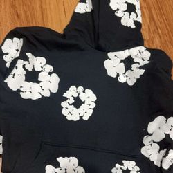 Denim Tear Black And White Hoodie And Sweats 